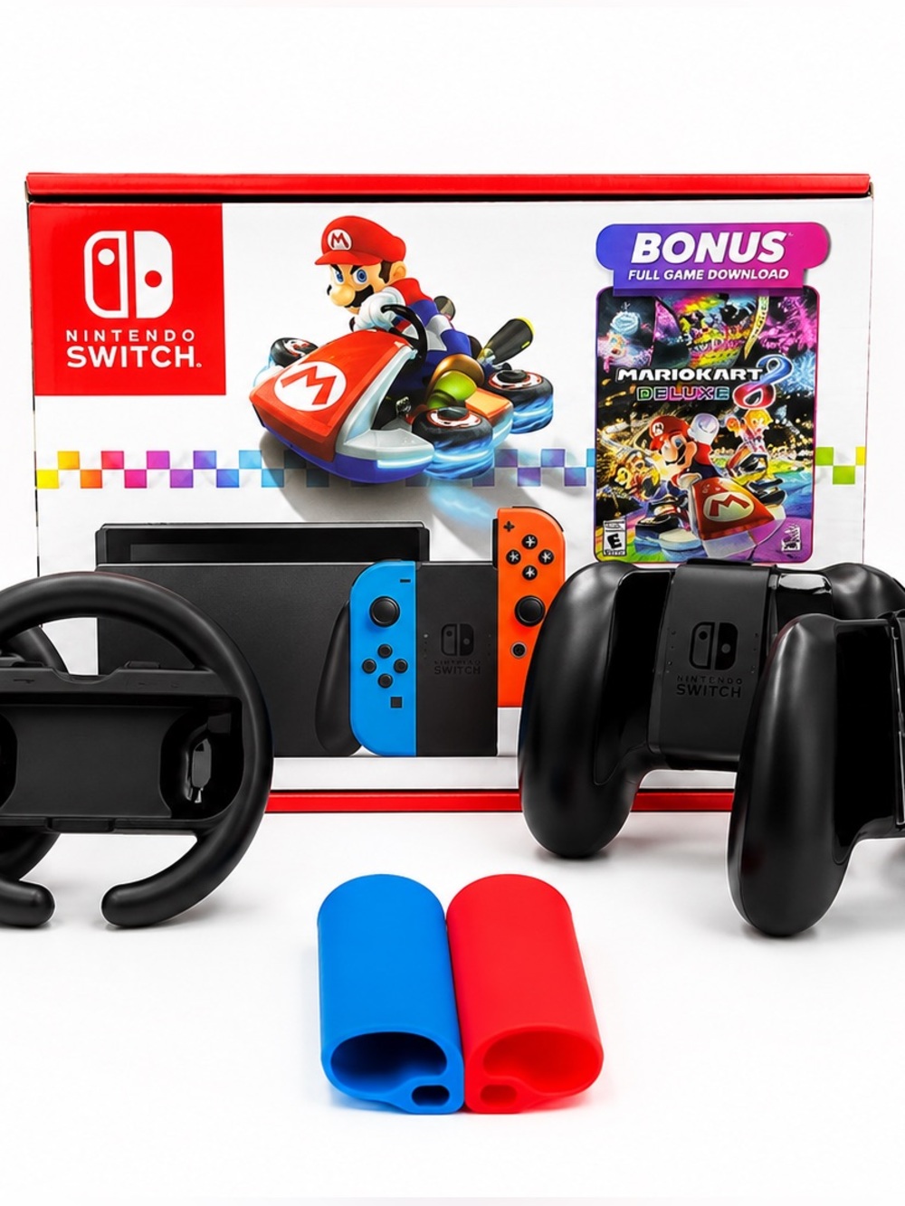 Nintendo Switch Controller Accessories Mario Kart Steering Wheels & Controllers